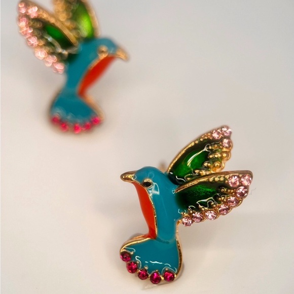 Happy Hummers Post Earrings - Picture 4 of 6